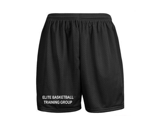 Elite Basketball Training Group Shorts - White Print