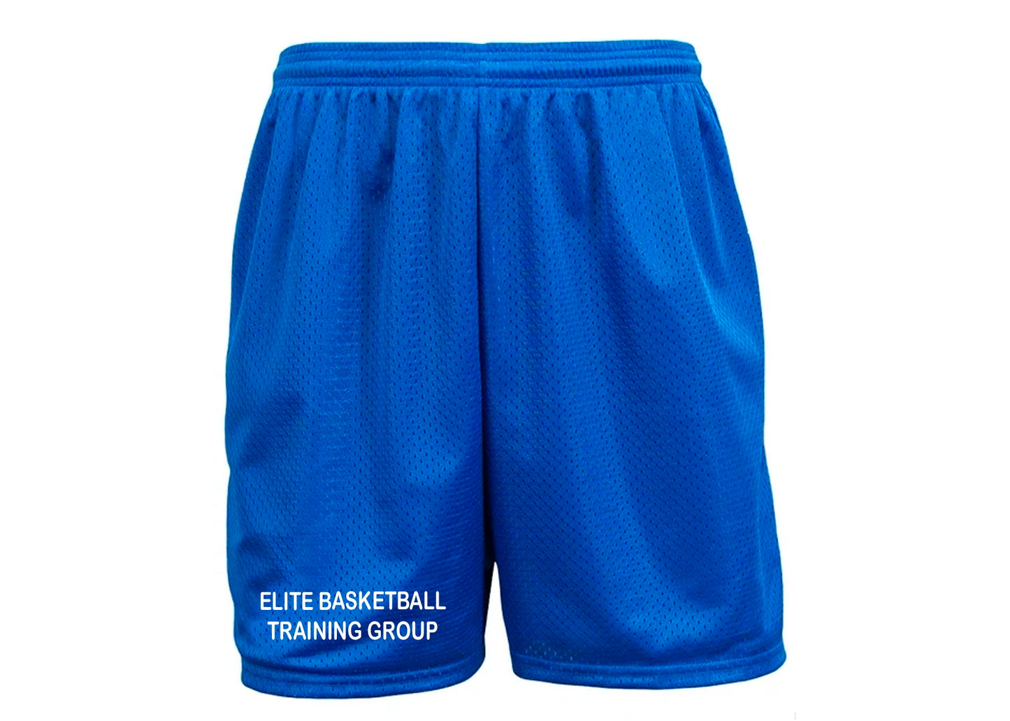 Elite Basketball Training Group Shorts - White Print